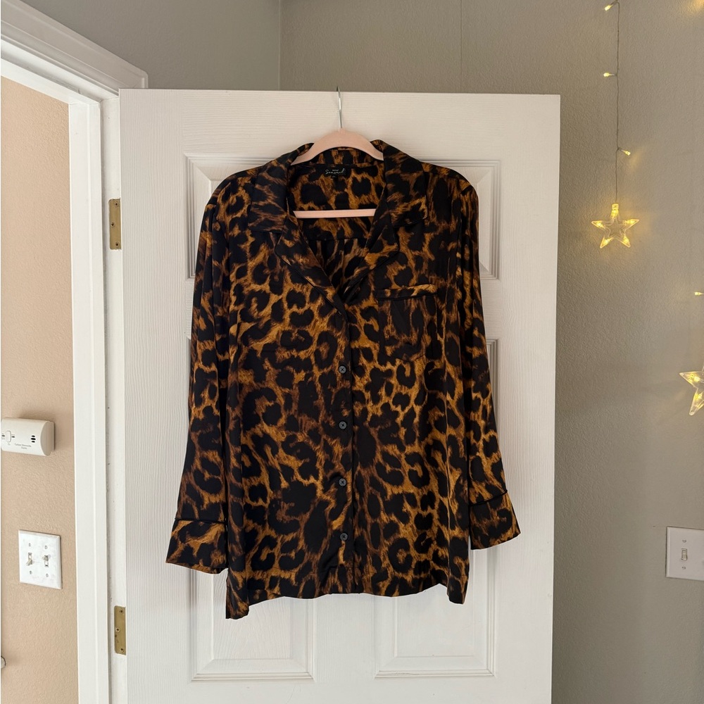 Soma Sensual Cheeta Pajama Set